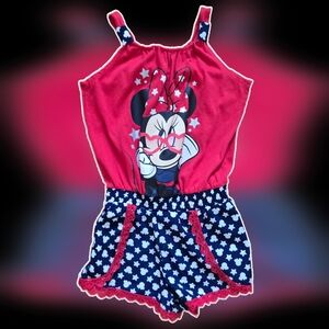 6/6X Patriotic Minnie Mouse Romper